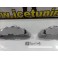 Capas de travao Brembo com tinta de alta temperatura Foliatec cinza elefante metálico Brilhante