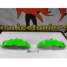 Capas de travao Brembo com tinta de alta temperatura Foliatec Verde Neon Brilhante