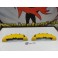 Capas de travao Brembo com tinta de alta temperatura Foliatec Amarelo Performance Brilhante