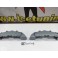 Capas de travao Brembo com tinta de alta temperatura Foliatec Cinza prata metalico marina bay Brilhante