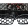 Grelha frontal + grelhas para-choques Audi A4 B8 04-08 RS LOOK preto brilhante com ou sem símbolo 