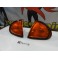 Pisca / farois / farolins / honda civic crx del sol fundo laranja