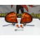 Pisca / farois / farolins / honda civic crx del sol fundo laranja JDM