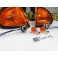 Pisca / farois / farolins / honda civic crx del sol fundo laranja JDM