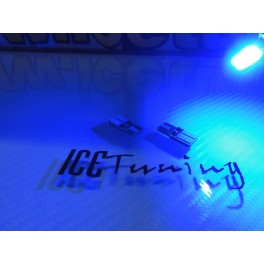 Led Can Bus T10 / w5w Azul 2W, 250 LUMENS 12V Sem polaridade LED SAMSUNG, C/1 Ano De Garantia