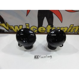 Farois de nevoeiro com luz branca 5000k para BMW F10, F11, F22, F23, E92, E93, F07 fundo escurecido (smoke)