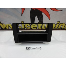 Frente adaptadora para radio universal 1 ou 2 / duplo DIN com gaveta para audi A3 8P 2003-2013
