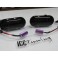 Pisca farolins laterais led dinâmico fundo preto VW Polo 6N 6N2 9N 9N2 Caddy Sharan Vento Jetta Eos