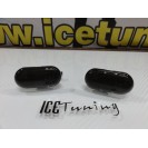 Pisca, farolins laterais led din&acirc;mico fundo preto Skoda Fabia, Octavia, superb, roomster, rapid