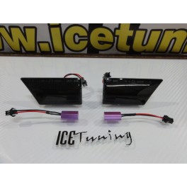 Pisca, farois, farolins laterais led din&acirc;mico fundo preto Opel Vectra C, Signum