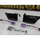 Pisca, farois, farolins laterais led dinâmico fundo preto Opel Vivaro, Movano