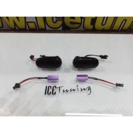 Pisca, farois, farolins laterais led din&acirc;mico fundo preto Alfa Romeo 147, GT, MITO