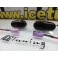 Pisca, farois, farolins laterais led dinâmico fundo preto Alfa Romeo 147, GT, MITO