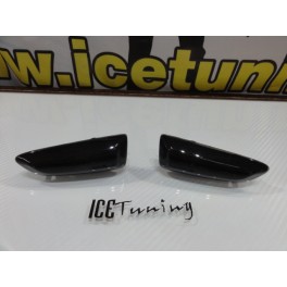 Pisca farois farolins laterais led din&acirc;mico fundo preto Opel Astra J, K Zafira C Crossland Insignia