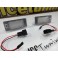 Suporte de lâmpada de matricula com led branco para BMW F10/F11/E84/X1/X3/X5/X6/F83
