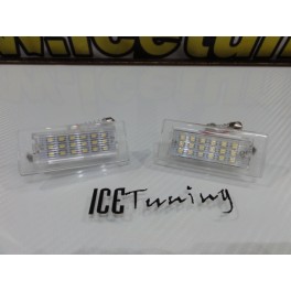 Suporte De Lampada De Matricula Com Led Branco Para BMW X5 (E53) 1999-2006, X3 E83 2004-2010