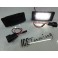Suporte de lâmpada de matricula com led branco para BMW F10/F11/E84/X1/X3/X5/X6/F83