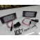 Suporte de lâmpada de matricula com led branco para BMW F32/F33/E39/E60/E61/F10/F11/E84/X5/X6