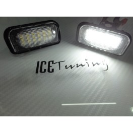 Suporte de l&acirc;mpada de matricula com led branco para Chrysler Crossfire coupe & Cabrio 03-07