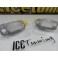 Suporte De Lâmpada De Matricula Com Led Branco VW T4, T5, Passat B5, B6, Caddy, Jetta, Touran, Transporter