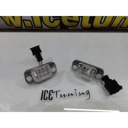 Suporte De L&acirc;mpada De Matricula Com Led Branco Para VW Golf 3, polo 6N 94-99