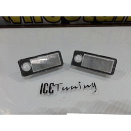 Suporte De Lampada De Matricula Com Led Branco Audi A6 C5 / 4B Avant/Wagon 1998-2005