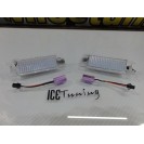 Suporte de l&acirc;mpada de matricula led branco Opel Adam, Corsa D, E, Astra H, J, K, insignia, Vectra C