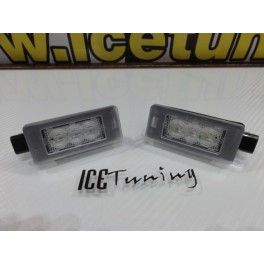Suporte De L&acirc;mpada De Matricula Com Led Branco Citroen C5 III RD 08-