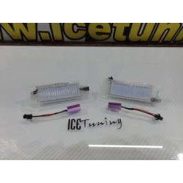 Suporte De L&acirc;mpada De Matricula Com Led Branco Alfa Romeo Guilietta, 156, 159, 147, GT, Brena, Nuovo Spider