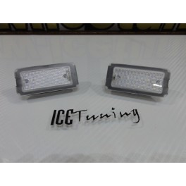 Suporte De L&acirc;mpada De Matricula Com Led Branco Fiat 500 / 500 Abarth / 500 CABRIO 2007-2020 