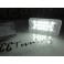 Suporte de lâmpada de matricula com led branco para Fiat Multipla, Marea, Marea Gamma