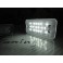 Suporte de lâmpada de matricula com led branco para Fiat Multipla, Marea, Marea Gamma
