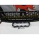 Grelha frontal em plástico AUDI A6 C5 06.01-05.04 LIMOUSINE / AVANT em preto mate
