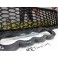 Grelha frontal em plástico AUDI A6 C5 06.01-05.04 LIMOUSINE / AVANT em preto mate