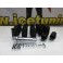 Porcas / Lug Nuts em preto com 32x20mm 14x1.50 Conjunto 20 Unidades + Chave