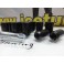 Porcas / Lug Nuts em preto com 32x20mm 14x1.50 Conjunto 20 Unidades + Chave