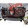 Grelha, JOM, VW Golf 5, GTI look, homey comb mesh, black with red frame line