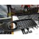 Kit 3 grelhas de para-choques vw polo 9N3 05-09 GTI LOOK abs (plastico)