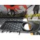 Kit 3 grelhas de para-choques vw polo 9N3 05-09 GTI LOOK abs (plastico)