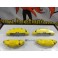 Kit 4 capas de travao universal com tinta de alta temperatura Foliatec Amarelo Brilhante