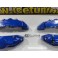 Kit 4 capas de travao Brembo com tinta de alta temperatura Foliatec Azul racing Brilhante