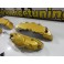 Kit 4 capas de travao Brembo com tinta de alta temperatura Foliatec Dourado Metálico Brilhante