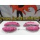 Kit 4 capas de travao Brembo com tinta de alta temperatura Foliatec Rosa Metálico Brilhante