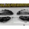 Kit 4 capas de travao Brembo com tinta de alta temperatura Foliatec Preto Mate