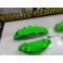 Kit 4 capas de travao Brembo com tinta de alta temperatura Foliatec Verde Neon Brilhante