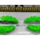 Kit 4 capas de travao Brembo com tinta de alta temperatura Foliatec Verde Neon Brilhante