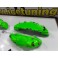 Kit 4 capas de travao Brembo com tinta de alta temperatura Foliatec Verde Neon Brilhante