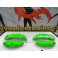 Kit 4 capas de travao Brembo com tinta de alta temperatura Foliatec Verde Neon Brilhante