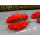 Kit 4 capas de travao Brembo com tinta de alta temperatura Foliatec Laranja Neon Brilhante