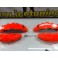 Kit 4 capas de travao Brembo com tinta de alta temperatura Foliatec Laranja Neon Brilhante